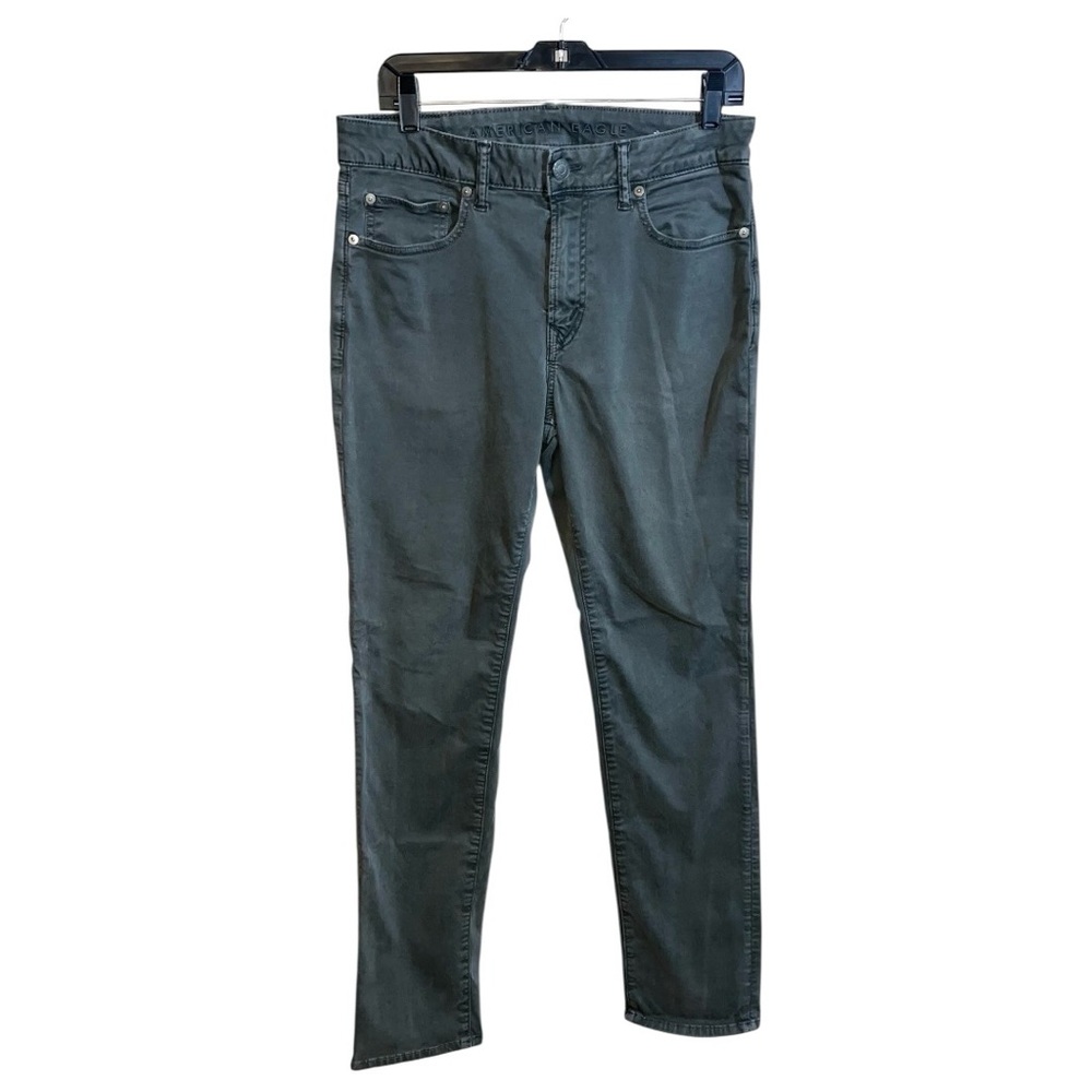 American Eagle Jeans Men’s Size 32x33 Grey Flex Original Straight